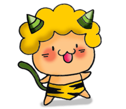 Kami-chan of thunder sticker #9271877