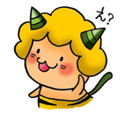 Kami-chan of thunder sticker #9271881