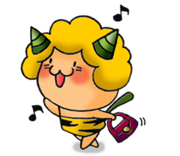 Kami-chan of thunder sticker #9271882