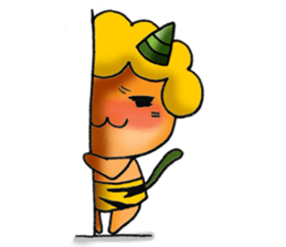 Kami-chan of thunder sticker #9271883