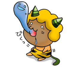 Kami-chan of thunder sticker #9271895