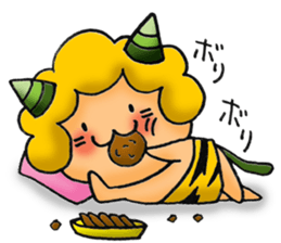 Kami-chan of thunder sticker #9271902