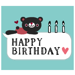 sticker of the balloon bear3(new)