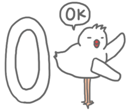 Here comes a boy Java sparrow bunbunmaru sticker #9272478