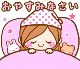 pretty girl 2 by rurue sticker #9272986