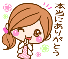 pretty girl 2 by rurue sticker #9272990