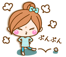 pretty girl 2 by rurue sticker #9272999