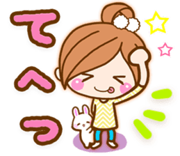 pretty girl 2 by rurue sticker #9273007