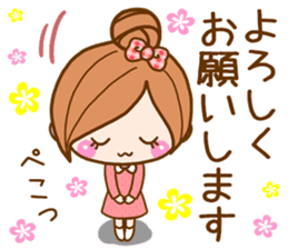 pretty girl 2 by rurue sticker #9273015