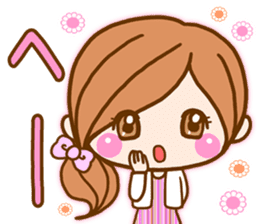 pretty girl 2 by rurue sticker #9273016