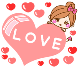 pretty girl 2 by rurue sticker #9273019