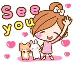 pretty girl 2 by rurue sticker #9273021