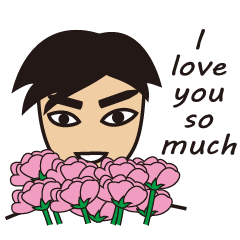 A warm man's words of love(English)