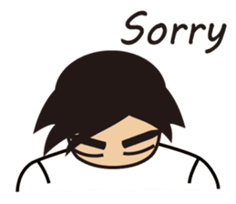 A warm man's words of love(English) sticker #9273321