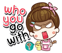 I'm your wife Be thoughtful sticker #9273473