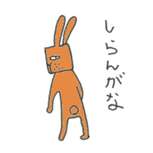 Redhead Uncle Rabbit sticker #9273545