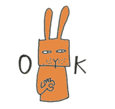 Redhead Uncle Rabbit sticker #9273546