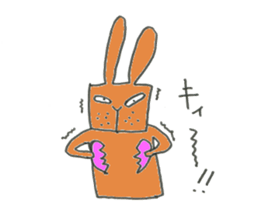 Redhead Uncle Rabbit sticker #9273554