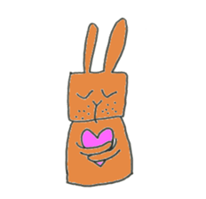 Redhead Uncle Rabbit sticker #9273555