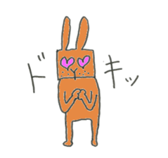 Redhead Uncle Rabbit sticker #9273559