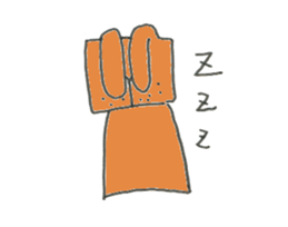 Redhead Uncle Rabbit sticker #9273562