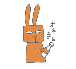 Redhead Uncle Rabbit sticker #9273563