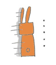 Redhead Uncle Rabbit sticker #9273564