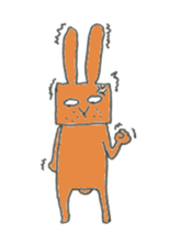 Redhead Uncle Rabbit sticker #9273571