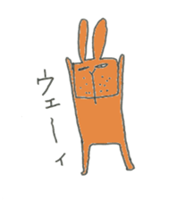 Redhead Uncle Rabbit sticker #9273576