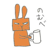 Redhead Uncle Rabbit sticker #9273577