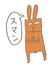 Redhead Uncle Rabbit sticker #9273581