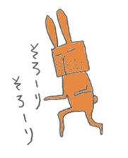 Redhead Uncle Rabbit sticker #9273583