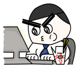 Mr.OneZero busy officer by MokkyBeatz sticker #9273628