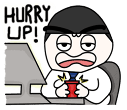 Mr.OneZero busy officer by MokkyBeatz sticker #9273636