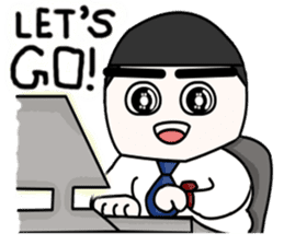 Mr.OneZero busy officer by MokkyBeatz sticker #9273645