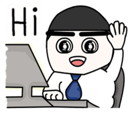 Mr.OneZero busy officer by MokkyBeatz sticker #9273655