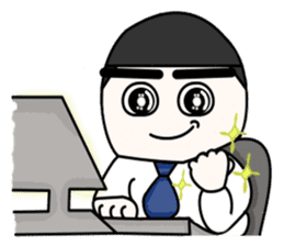 Mr.OneZero busy officer by MokkyBeatz sticker #9273663