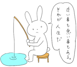 Rabbit's good phrase sticker #9275185