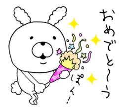 daily conversation cotton candy Rabbit 1 sticker #9275324