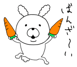 daily conversation cotton candy Rabbit 1 sticker #9275326