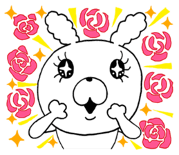 daily conversation cotton candy Rabbit 1 sticker #9275333