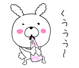 daily conversation cotton candy Rabbit 1 sticker #9275341
