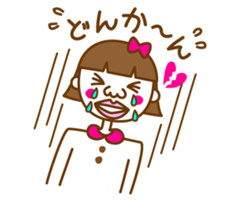 I am a retro girl. sticker #9275913