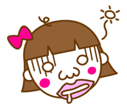 I am a retro girl. sticker #9275916