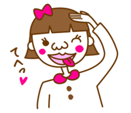 I am a retro girl. sticker #9275923