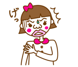 I am a retro girl. sticker #9275926