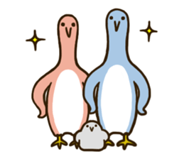 Simple Penguin Family sticker #9276534