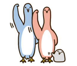 Simple Penguin Family sticker #9276540