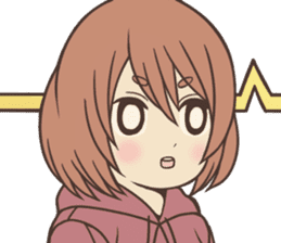 yuru_fuwa girl Sticker. sticker #9276816