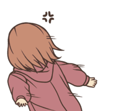 yuru_fuwa girl Sticker. sticker #9276820